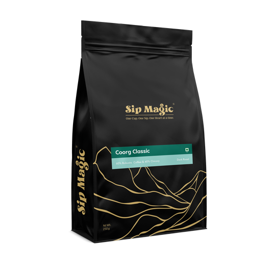 Coorg Classic (60% Robusta Coffee & 40% Chicory) - Strongest Coffee