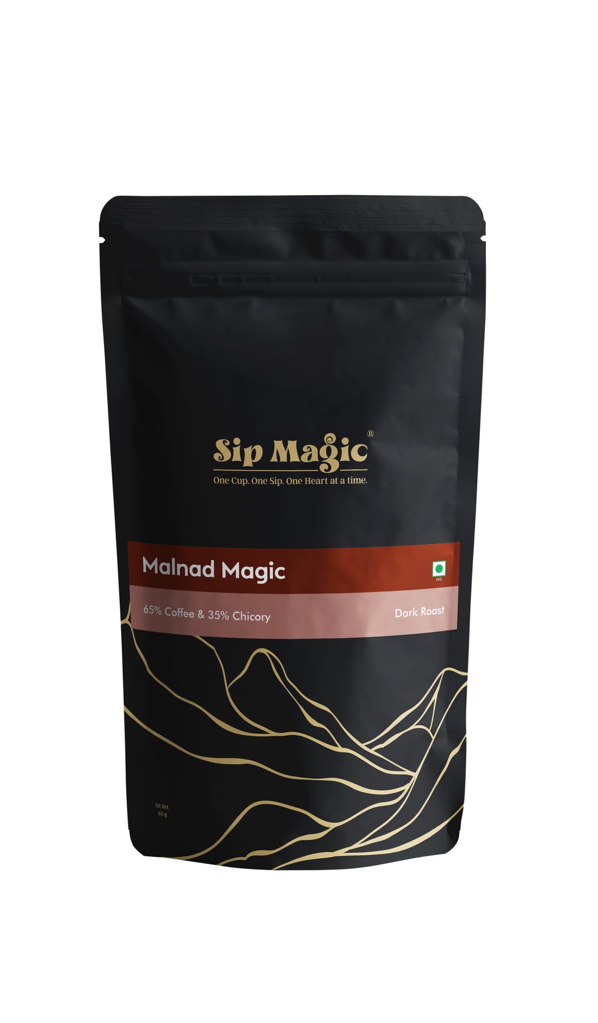Malnad Magic (65% Coffee, 35% Chicory) - Bold Coffee