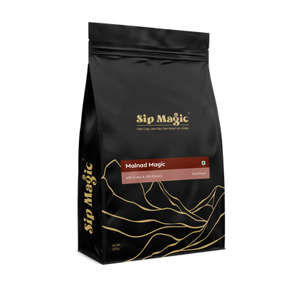 Malnad Magic (65% Coffee, 35% Chicory) - Bold Coffee