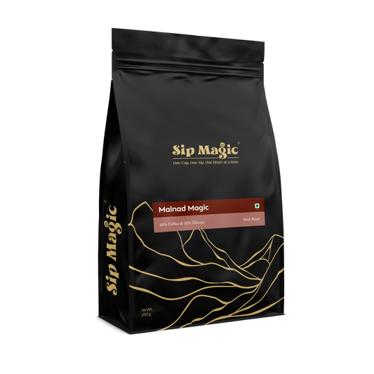 Malnad Magic (65% Coffee, 35% Chicory) - Bold Coffee