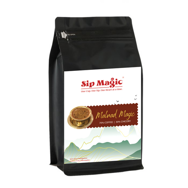 Malnad Magic (70% Coffee & 30% Chicory) | Strength - 10