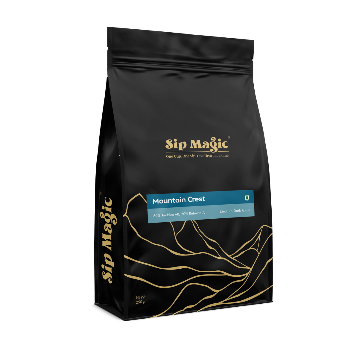 Mountain Crest (80% Arabica AB, 20% Robusta A) Classic Cafe Blend