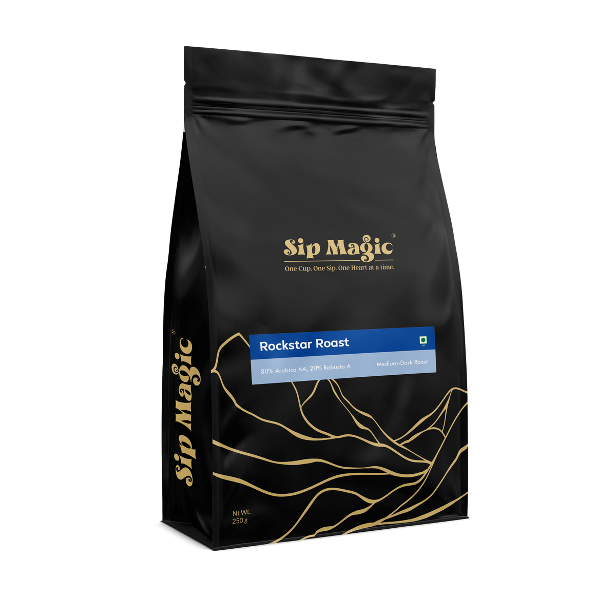 Rockstar Roast (80% Arabica-AA, 20% Robusta-A), Premium Cafe Blend